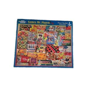 White Mountain Games We Played Puzzle - Colorful Collage
